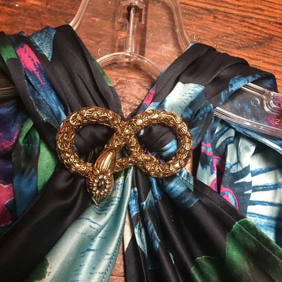 Silk halter top